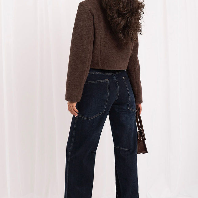 Italy Moda Professional Fit Jeans with Stretch Fabric and Classic Desi
