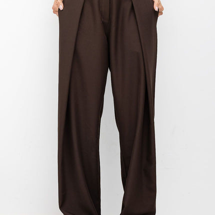 Italy Moda Women's Professional Trousers - Tailored Fit, Stretch Fabri
