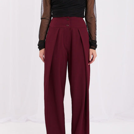 Italy Moda Women's Professional Trousers with Stretch and Pockets