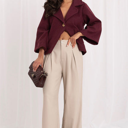 Italy Moda Women's Professional Trousers with Stretch Fabric and Pocke