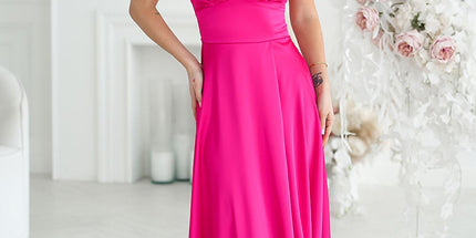  Long dress model 232803 Bicotone 