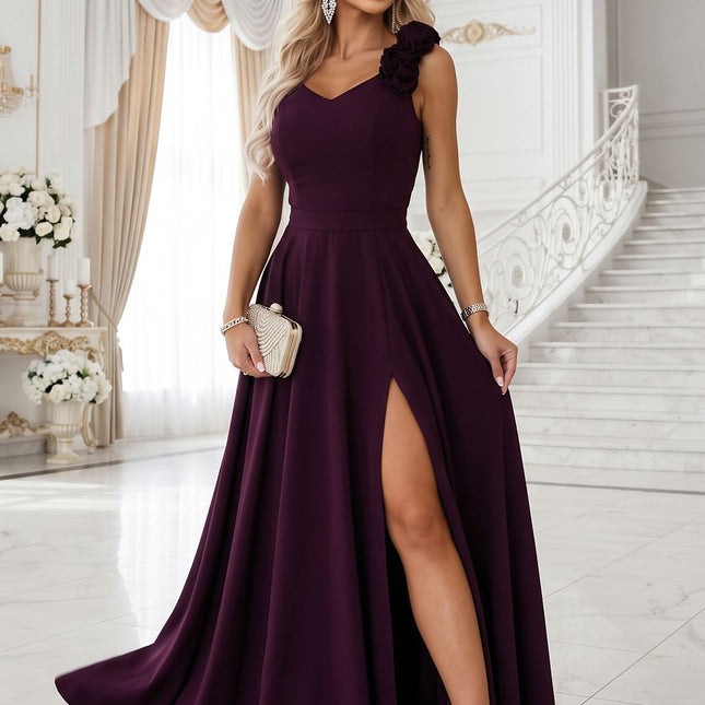 Numoco Elegant Long Dress with Sleeveless Design and Flattering Fit