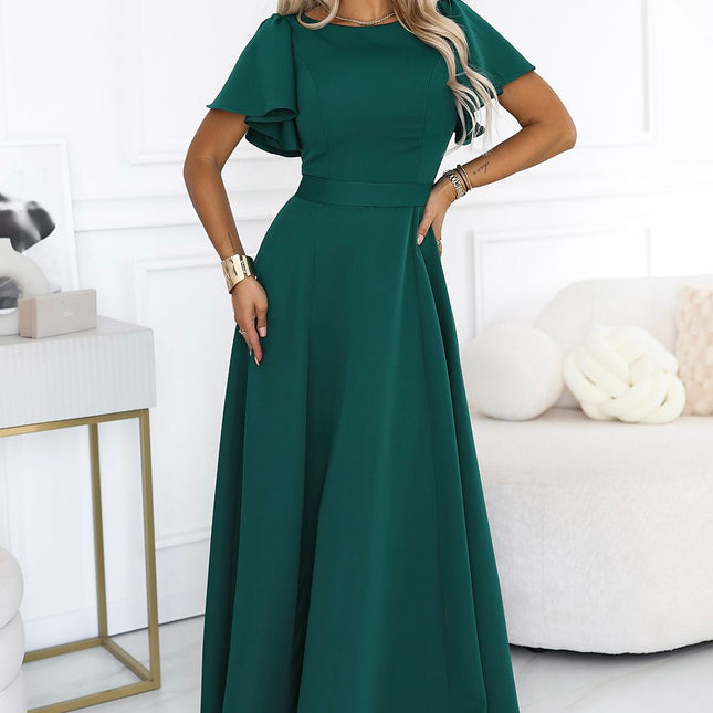 Numoco Elegant Long Dress with Sleeveless Design and Flowy Fabric