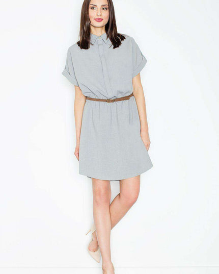 Chic Kimono Sleeve Button-Up Day Dress: Effortless Elegance for Any Occasion