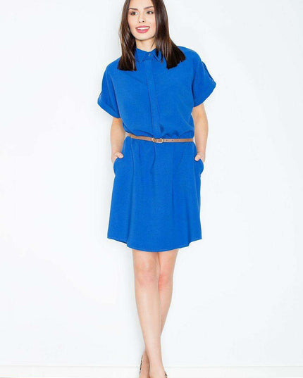 Elegant Kimono Sleeve Shirt Dress for Timeless Style