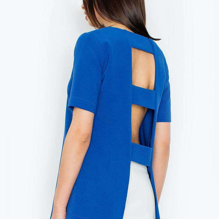Chic Knit Top with Striking Back Cut-Outs by Figl
