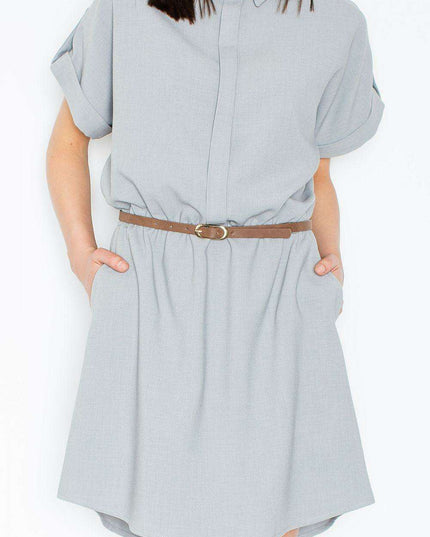 Chic Kimono Sleeve Button-Up Day Dress: Effortless Elegance for Any Occasion