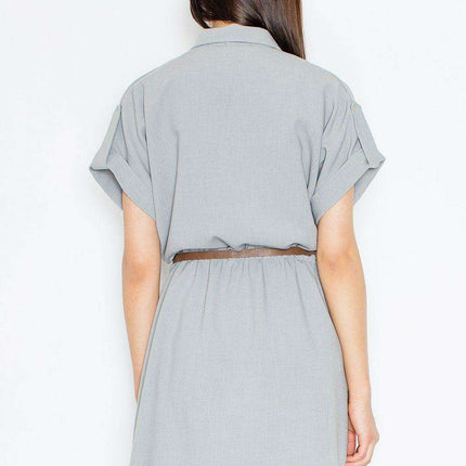 Chic Kimono Sleeve Button-Up Day Dress: Effortless Elegance for Any Occasion