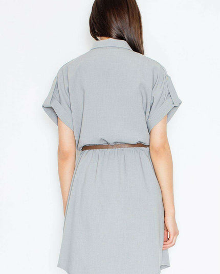 Chic Kimono Sleeve Button-Up Day Dress: Effortless Elegance for Any Occasion
