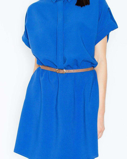 Elegant Kimono Sleeve Shirt Dress for Timeless Style