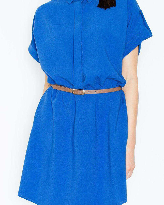 Elegant Kimono Sleeve Shirt Dress for Timeless Style