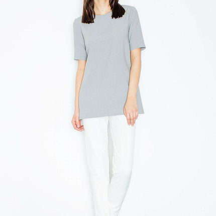 Chic Cut-Out Knit Blouse by Figl