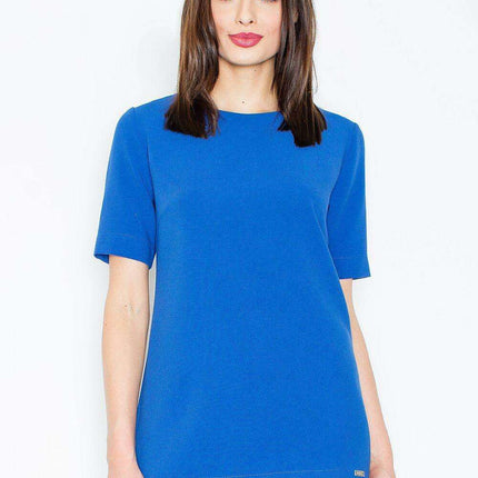 Chic Knit Top with Striking Back Cut-Outs by Figl