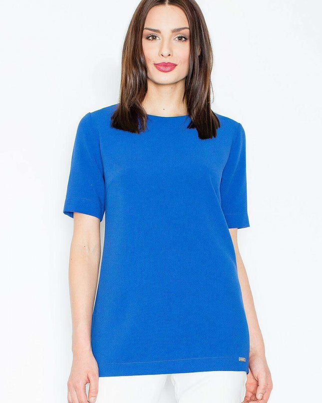 Chic Knit Top with Striking Back Cut-Outs by Figl