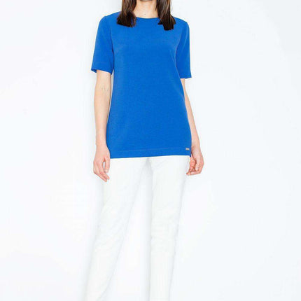 Chic Knit Top with Striking Back Cut-Outs by Figl