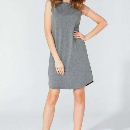 Elegant Teardrop-Back Knit Daydress by Tessita