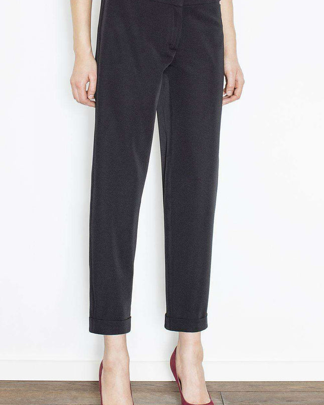Sophisticated Modern Ankle Trousers with Elevated Waist Design