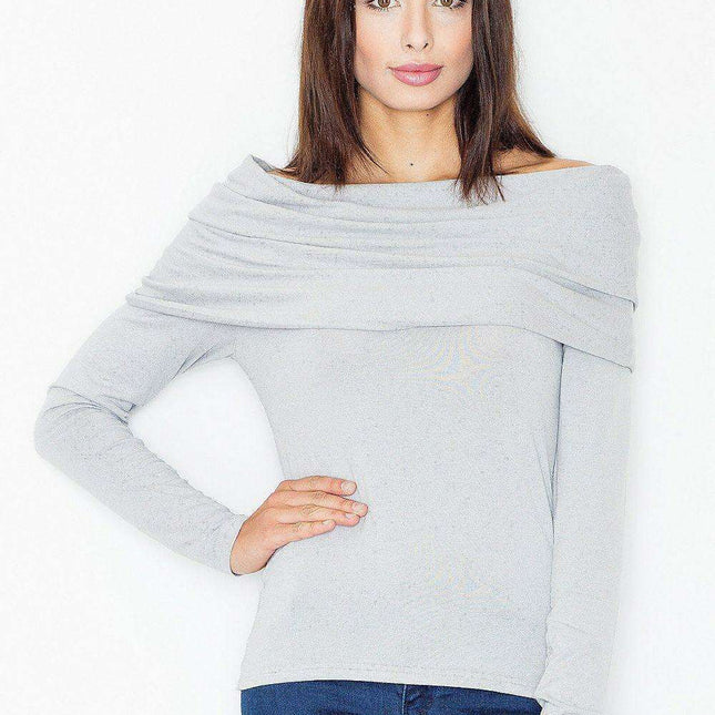 Chic Silky Turtleneck Blouse - Style 60719