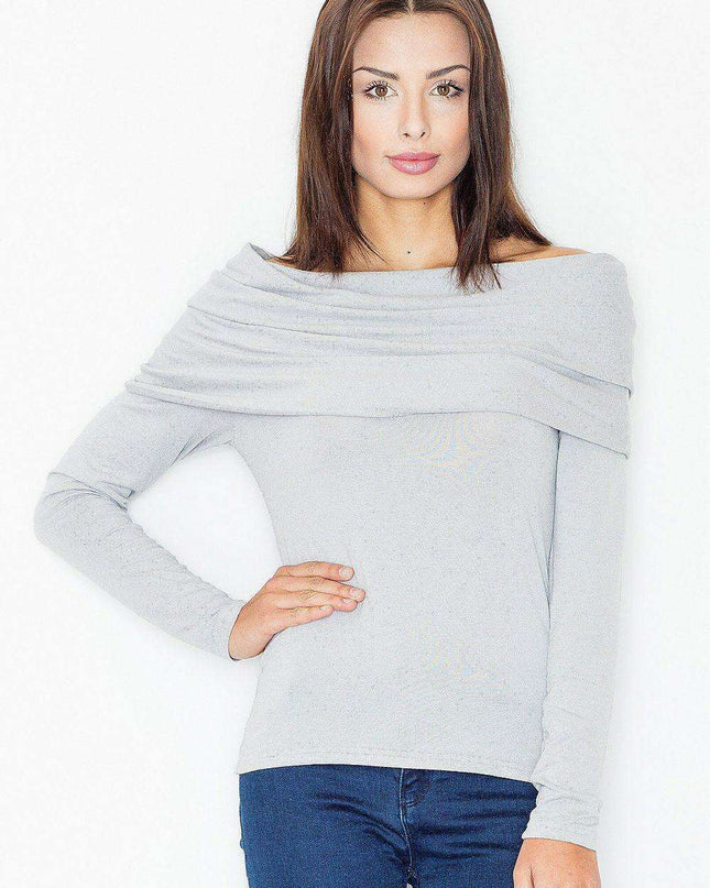 Chic Silky Turtleneck Blouse - Style 60719