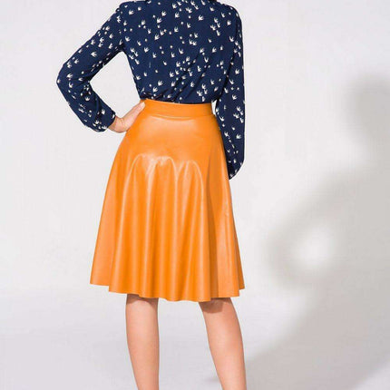 Chic High-Neck Blouse with Bow Accent