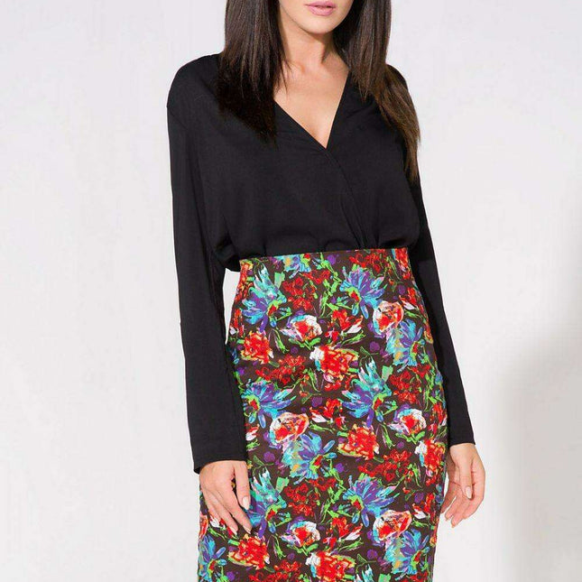 Floral Elegance Pencil Skirt: A Touch of Class