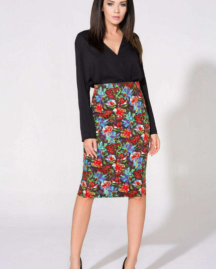 Floral Elegance Pencil Skirt: A Touch of Class