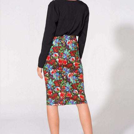 Floral Elegance Pencil Skirt: A Touch of Class