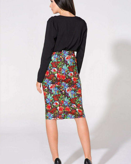Floral Elegance Pencil Skirt: A Touch of Class