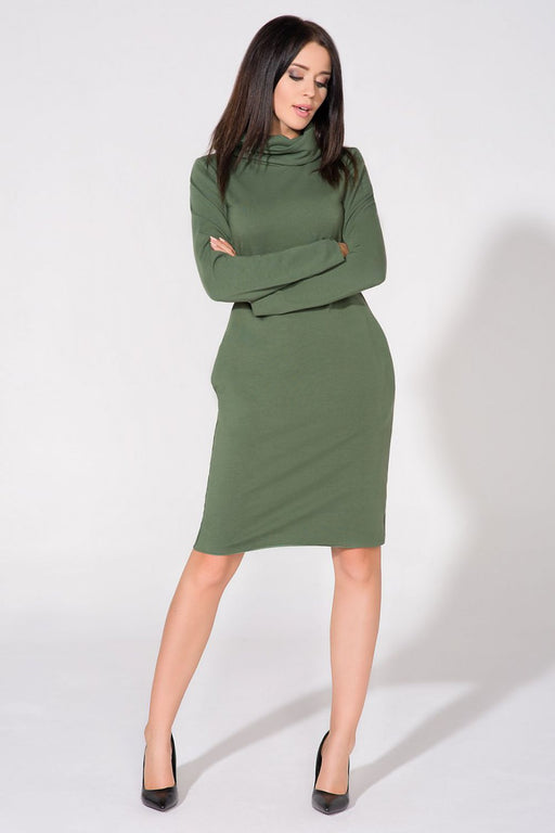 Cozy Knit Daydress with Chic Hip Pockets