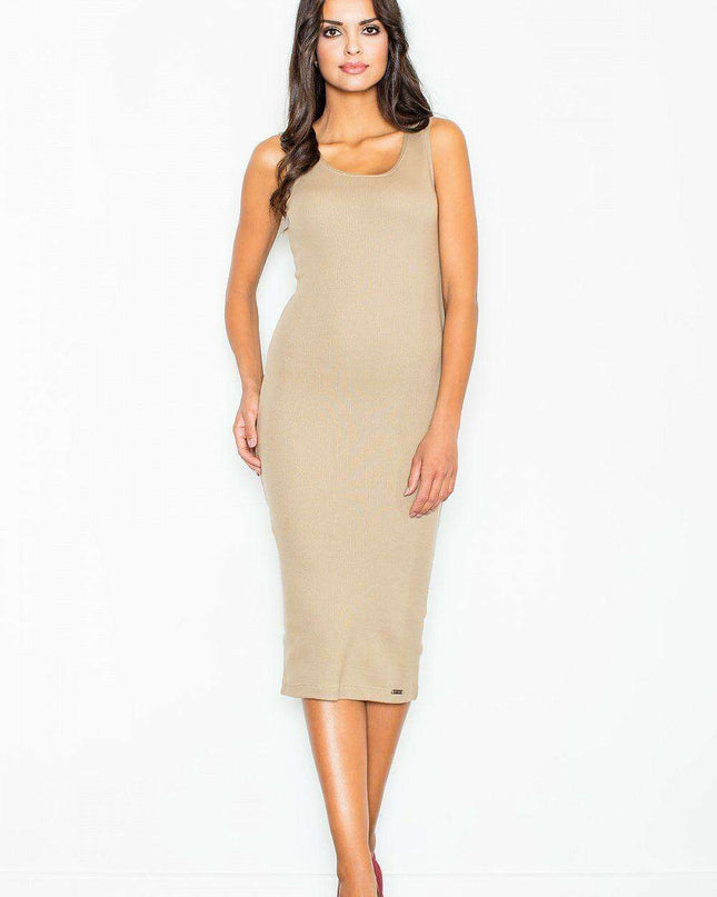 Strapless Cotton Summer Dress with Elastic Fit - Chic and Comfortable