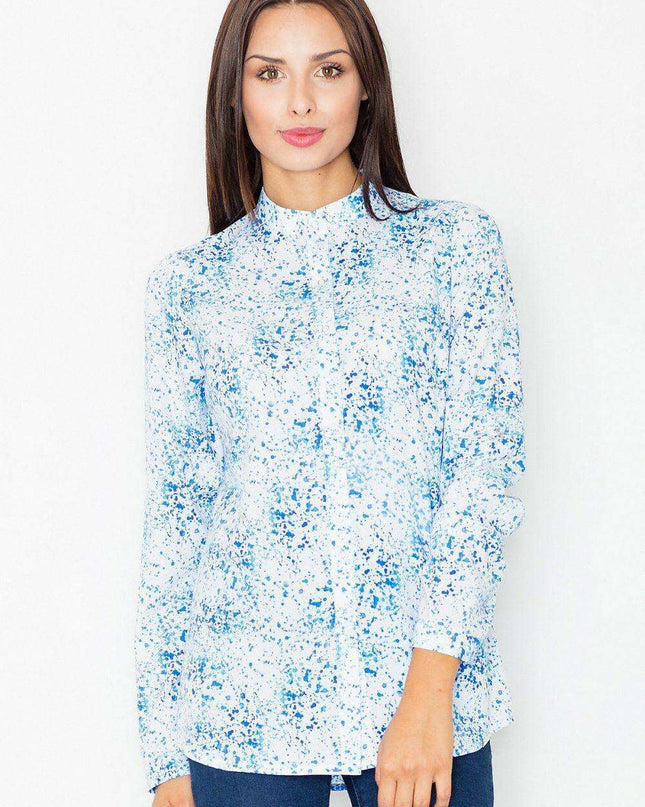 Sophisticated Gold-Buttoned Knit Shirt for Effortless Elegance