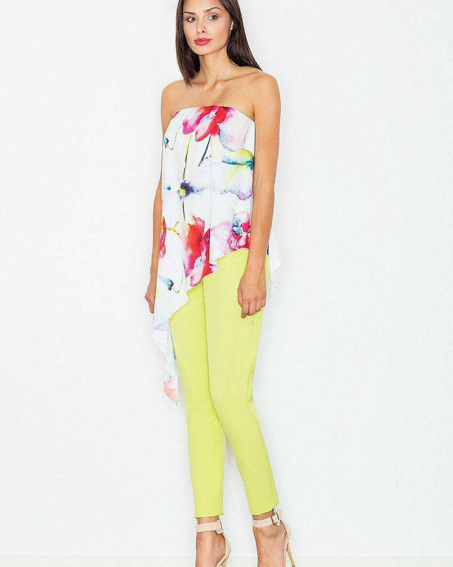 Chic Off-Shoulder Colorful Jumpsuit - Women's Comfortable Overalls