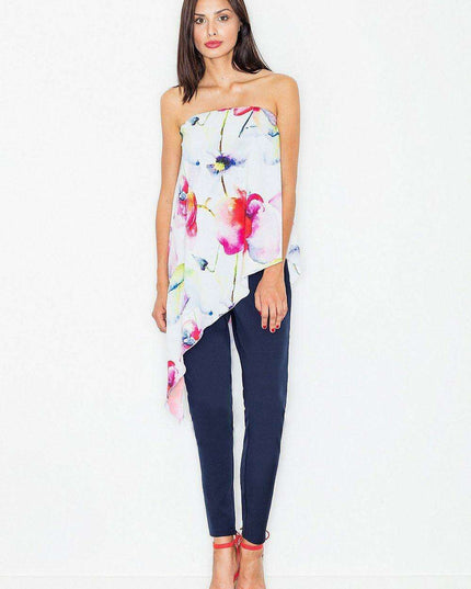Vibrant Off-Shoulder Women's Jumpsuit - Colorful Elegance