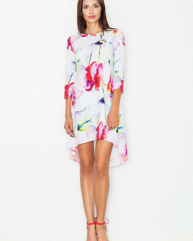 Elegant Chic Blouson Day Dress by Figl - Style 62994