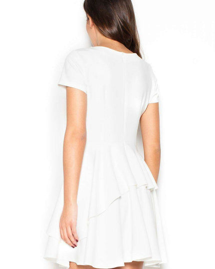 Elegant Bow-Detailed Day Dress