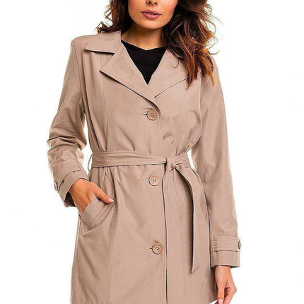 Sophisticated Autumn Trench Coat - Elegant Women's Outerwear