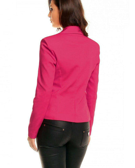 Elegant Pointed Collar Blazer