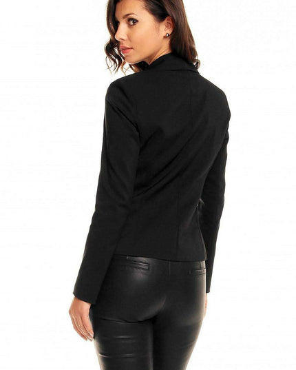 Elegant Pointed Collar Blazer