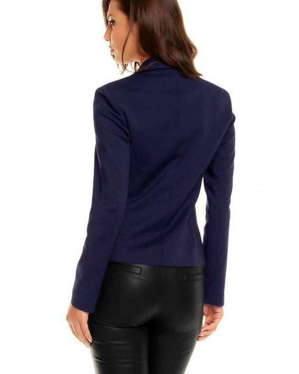 Elegant Pointed Collar Blazer