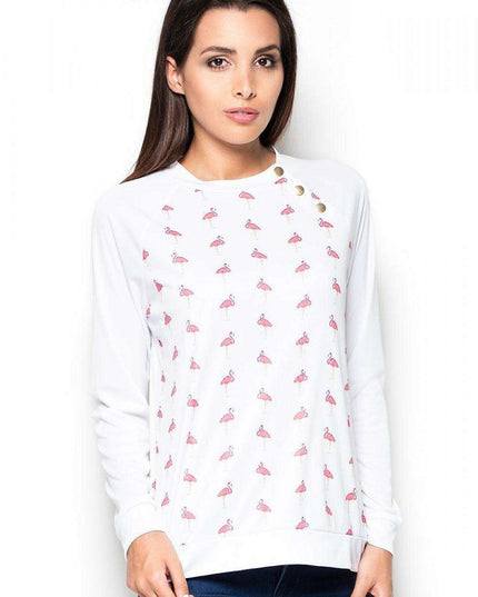 Chic Lightweight Pullover with Bold Graphic Design for Women by Katrus