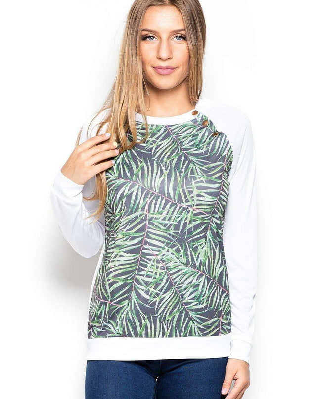 Chic Lightweight Pullover with Bold Graphic Design for Women by Katrus