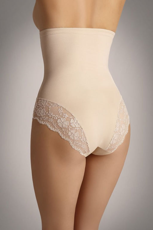 Lace-Trimmed High-Rise Shaping Panties with Silicone Strips