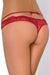 Tempting Red Lace T-Back Thong - Sensual Elegance by Axami