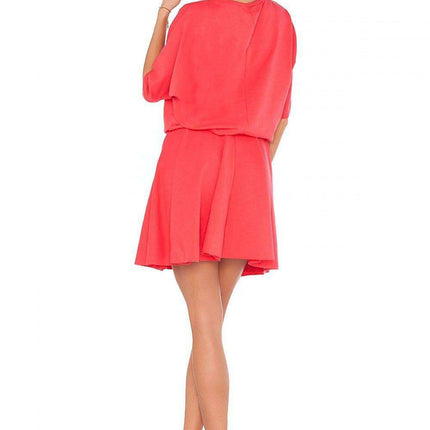 Trendy Raw Edge Knit Casual Dress