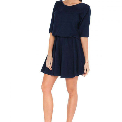 Trendy Raw Edge Knit Casual Dress