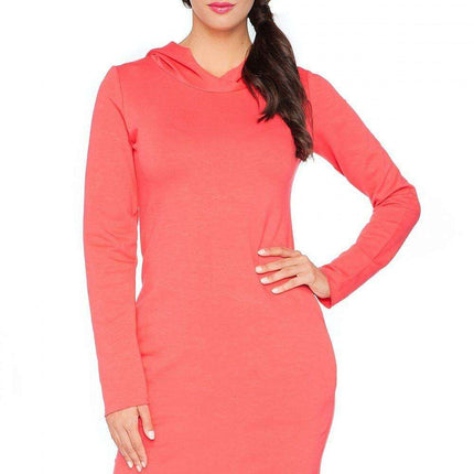 Cozy Hooded Sweatshirt Dress