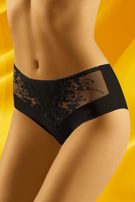Exquisite Lace High-Waist Shaping Panties with Delicate Embroidery by Wolbar