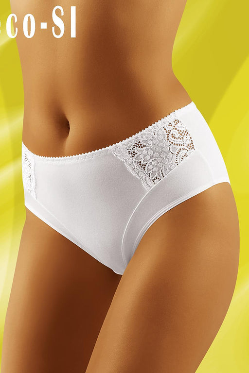 Eco-Si Lace-Embellished Panties - Sophisticated and Cozy Undergarment for Women