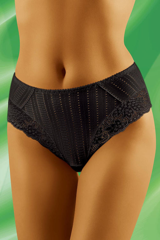 Elegant Striped Lace Panties - Luxe Comfort by Wolbar