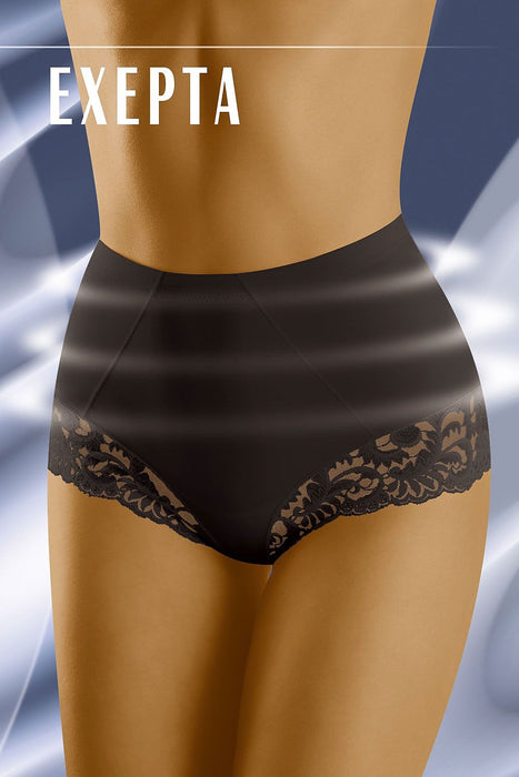 Lace-Trimmed High-Waisted Shaping Panties - Premium Everyday Underwear